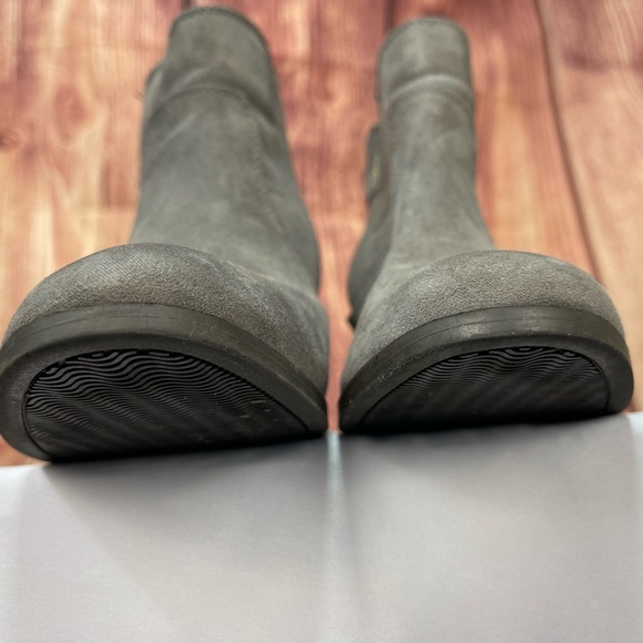 Maurices Rachel Gray faux suede wedge boho bootie boot women’s size 7 - Picture 8 of 17